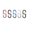 Key Essentials Key Ring Carabiner with 2 Steel Gates 70mm Assorted