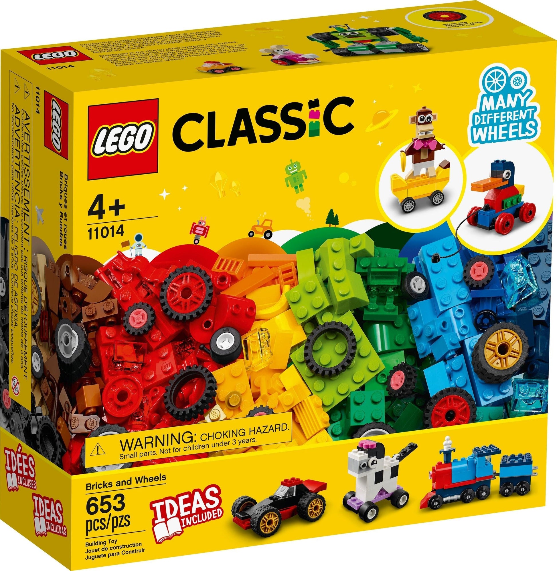 LEGO Classic 11014 Bricks and Wheels- Auzzi Store