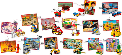 LEGO 11021 Classic 90 Years of Play Building Set (1100 Pieces)