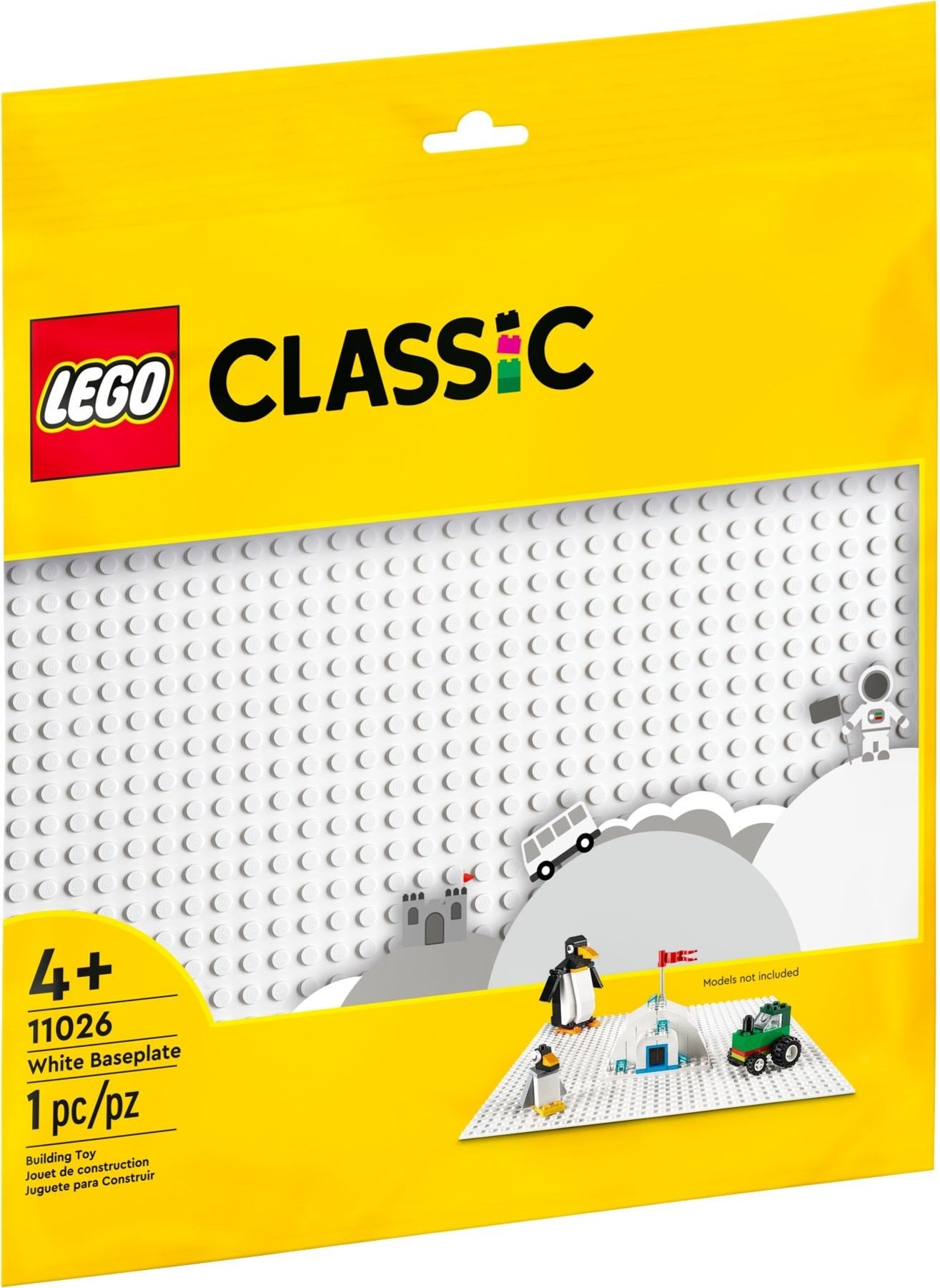 LEGO Classic Series 11026 Baseplate 32x32 WHITE- Auzzi Store
