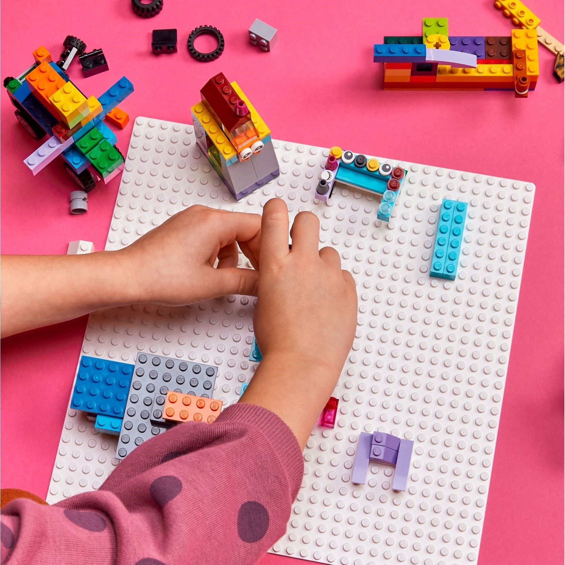 LEGO Classic Series 11026 Baseplate 32x32 WHITE- Auzzi Store