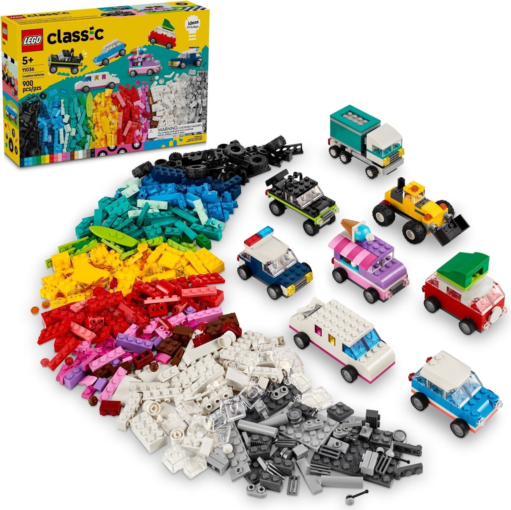LEGO Classic 11036 Creative Vehicles 900 pcs - SuperSaverAU - view 1
