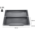 Bosch Slim universal pan - Grey - 455mm wide, 188mm deep, 1.7kg - HEZ530000