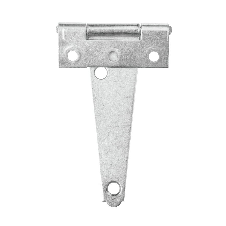 Pinnacle Hardware 100mm Zinc Plated Tee Hinge, 2 Pack, Steel, Screws Included