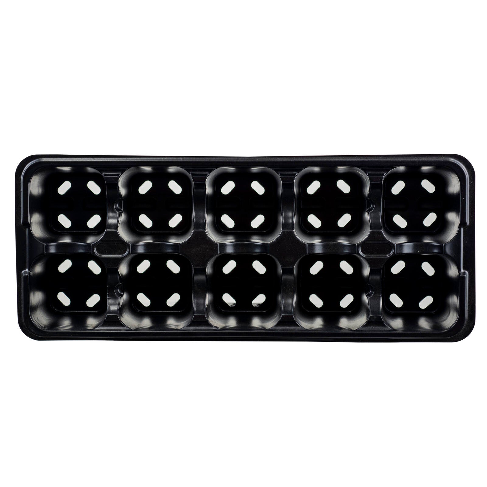 Garden Basics 10 Cell Seedling Tray - 3 Pack, Reusable Propagation Trays
