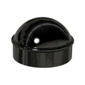 Peak Chain Link Fencing 48mm Black Main Post Cap - Durable Die-Cast Aluminium - Easy Installation - SuperSaverAU - view 1