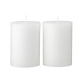 Citronella White Pillar Candle 2 Pack - 10cm - Mosquito Repellent - SuperSaverAU - view 1