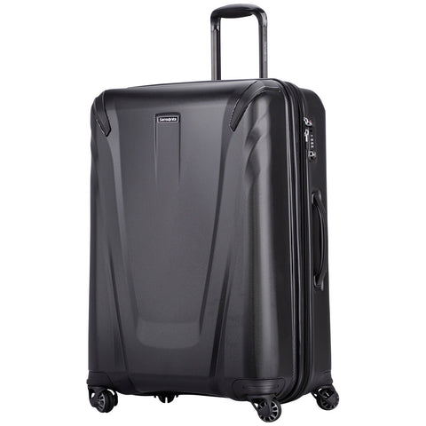 Samsonite Hyperspin Luggage Black, 500x738x330mm, Lightweight, Dual-Sided, Rubber Handles - SuperSaverAU - view 2