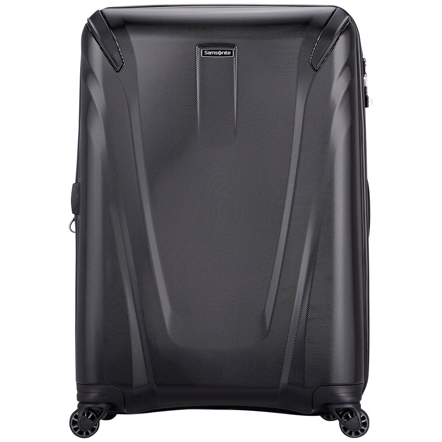 Samsonite Hyperspin Luggage Black, 500x738x330mm, Lightweight, Dual-Sided, Rubber Handles - SuperSaverAU - view 1