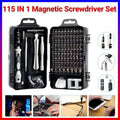 115 Piece Precision Screwdriver Set, Torx Computer Phone Watch Repair Tool Kit