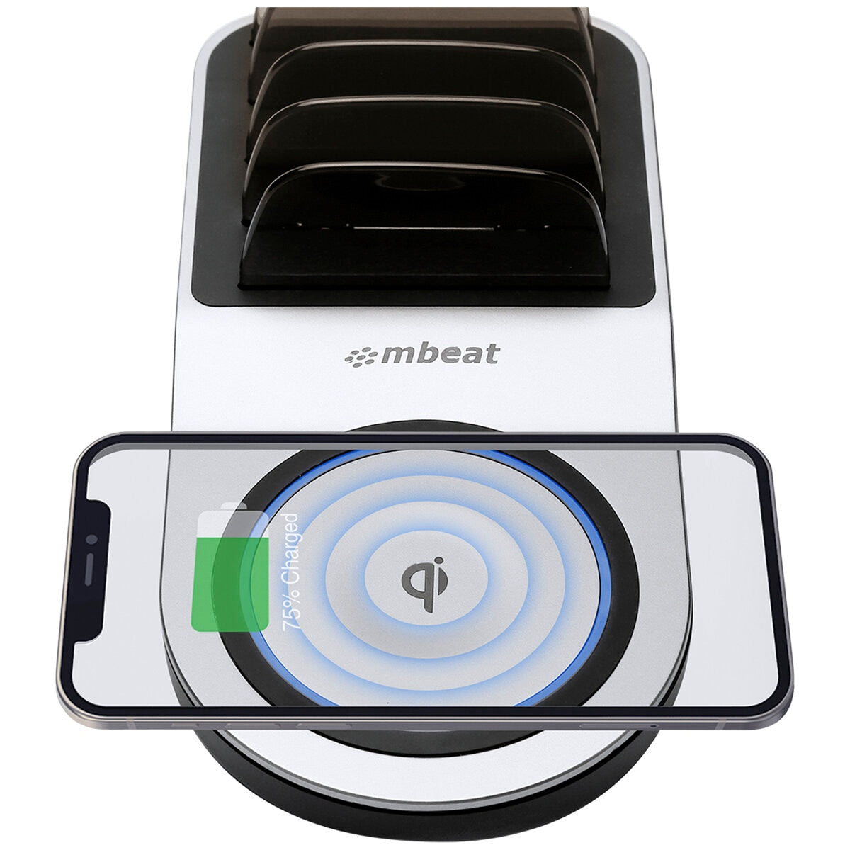 mbeat Gorilla Power 50W Qi Certified Multi-Device USB & Wireless Charging Dock MB-UWC-5K