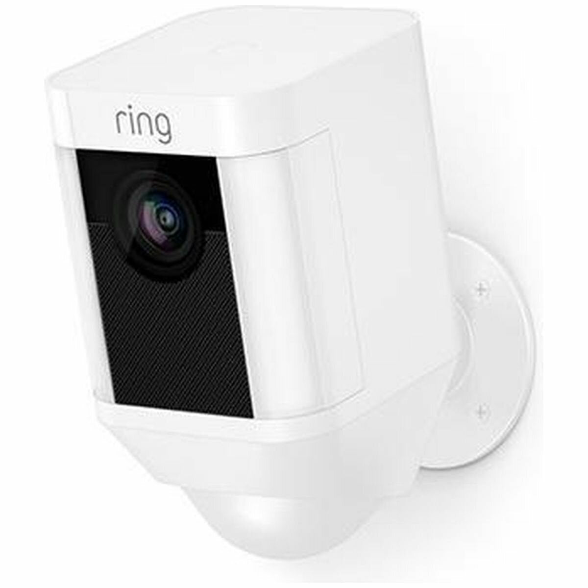 Ring Spotlight Cam Battery security camera - 1080p HD, LED spotlights and siren, white - 8SB1S7-WAU0