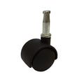 Move It 30mm Hooded Socket Furniture Castor, Nylon Twin Wheel Swivel, 30kg - 2 Pack