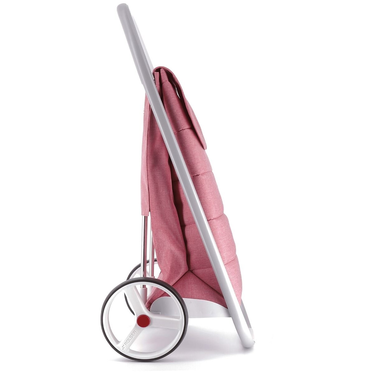 Rolser Com 2-Wheel Folding Trolley - 53L Capacity, 25kg Recommended Load, Coral - R-COH011-1051