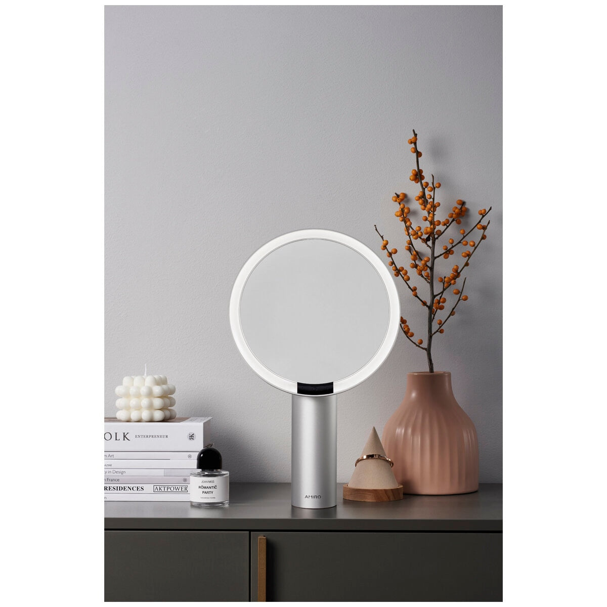 Amiro 8 Inch HD Sensor OnOff LED Cordless O-Series II Mirror AML009i - SuperSaverAU - view 9