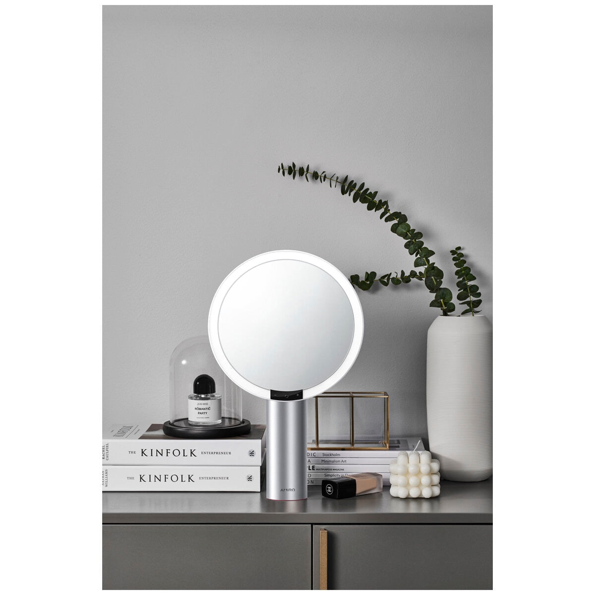 Amiro 8 Inch HD Sensor OnOff LED Cordless O-Series II Mirror AML009i - SuperSaverAU - view 8