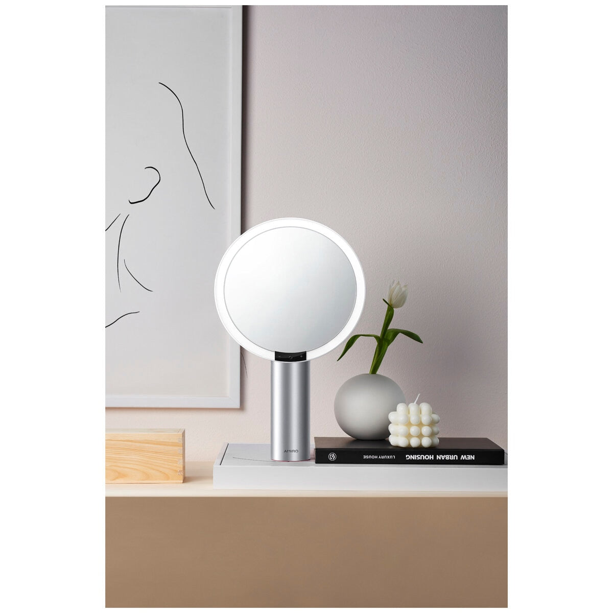 Amiro 8 Inch HD Sensor OnOff LED Cordless O-Series II Mirror AML009i - SuperSaverAU - view 10