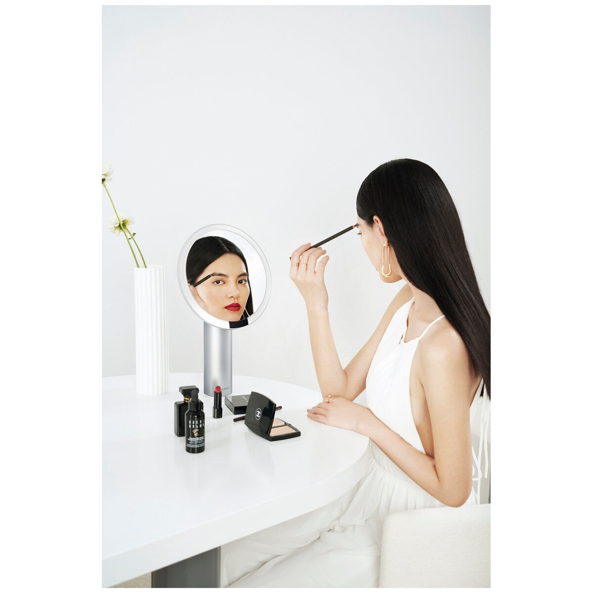 Amiro 8 Inch HD Sensor OnOff LED Cordless O-Series II Mirror AML009i - SuperSaverAU - view 11