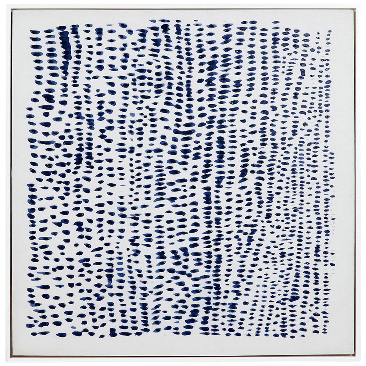 CAFE LIGHTING & LIVING Enhanced Canvas Print Blue/White 1290x1300mm, Framed - SuperSaverAU - view 1