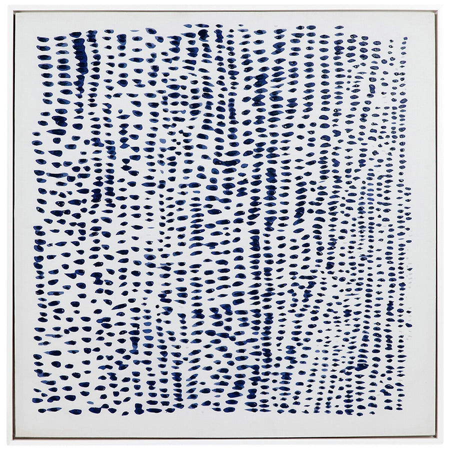 CAFE LIGHTING & LIVING Enhanced Canvas Print Blue/White 1290x1300mm, Framed - SuperSaverAU - view 1