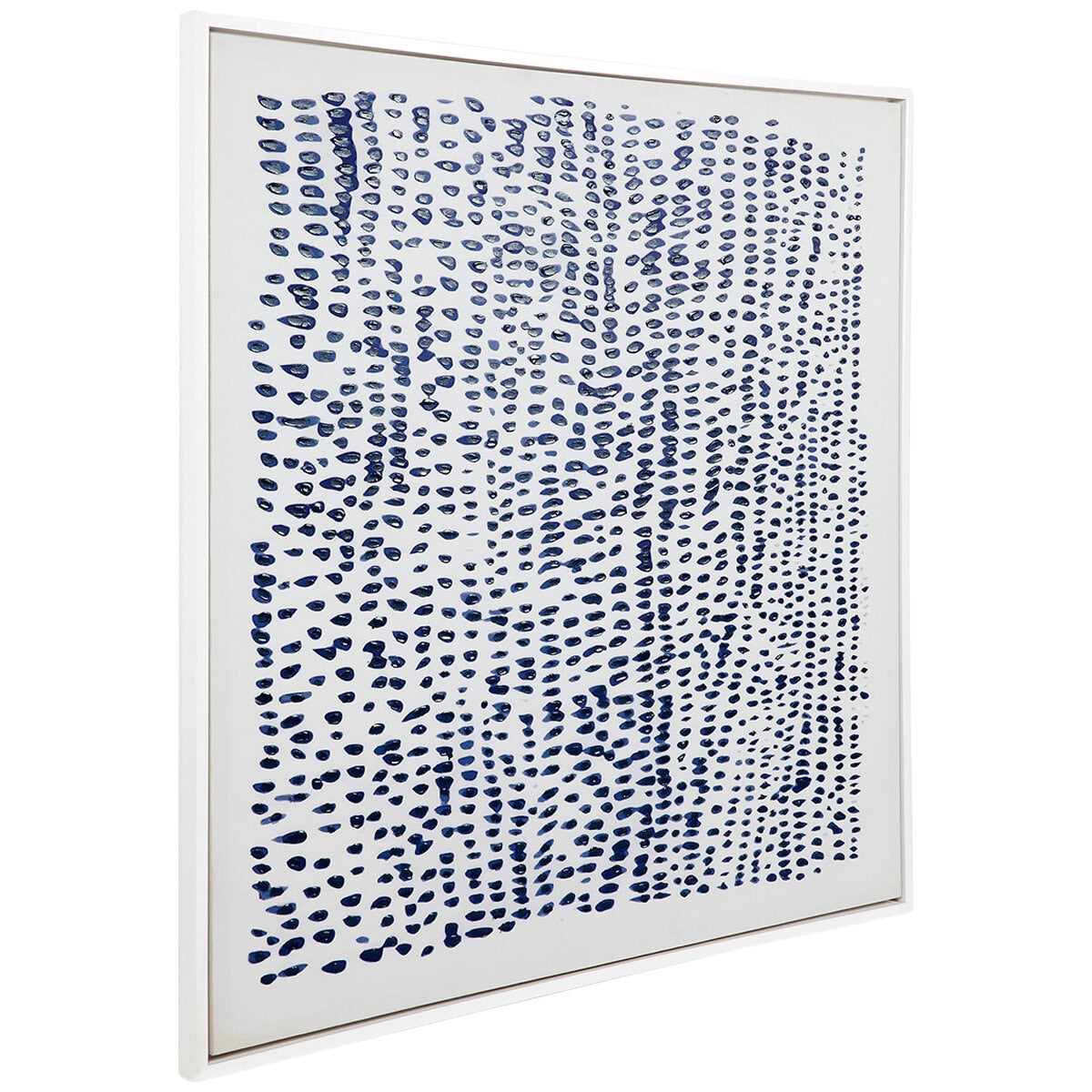 CAFE LIGHTING & LIVING Enhanced Canvas Print Blue/White 1290x1300mm, Framed - SuperSaverAU - view 2