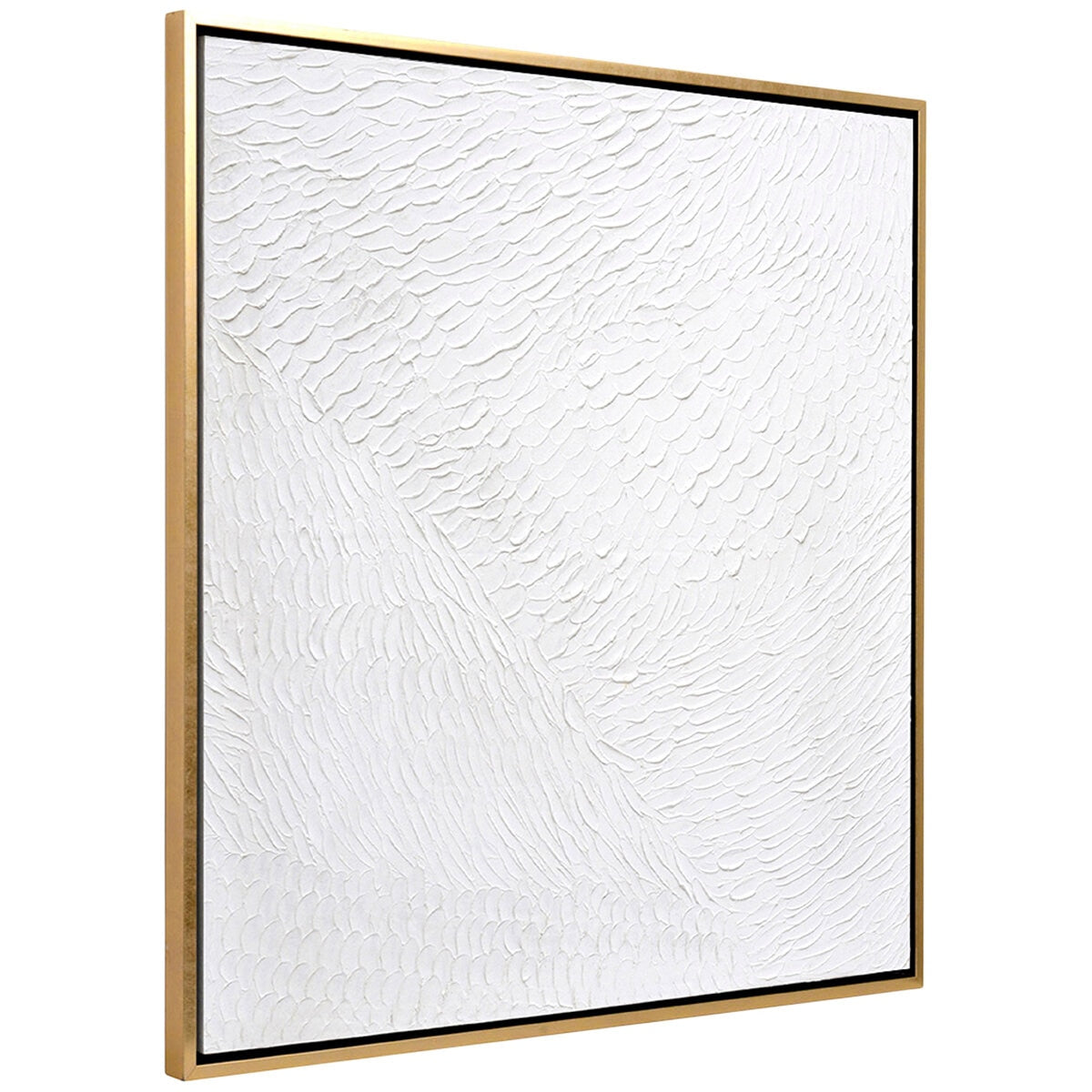 CAFE LIGHTING & LIVING Snow White Canvas Painting 1100x1090mm Gold Frame - SuperSaverAU - view 2