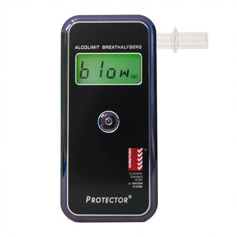 Alcolimit Protector Professional Breathalyser - AS3547 Approved, Flow Control, Black - ALCO-022