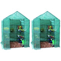 Greenlife Garden Bed Eucalypt Green With Drop Over Greenhouse 120 x 90 x 30 cm - SuperSaverAU - view 2