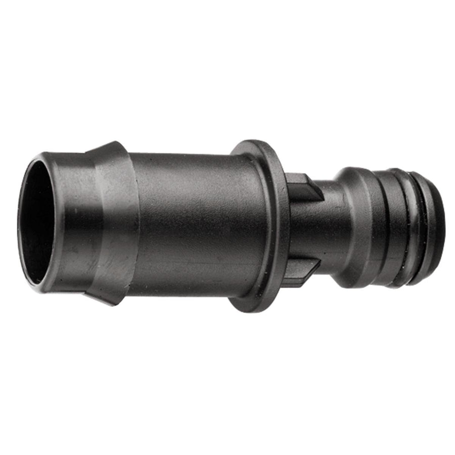 Pope 19mm Barb to Snap-On Hose Connector Polypropylene Durable Black - SuperSaverAU - view 1