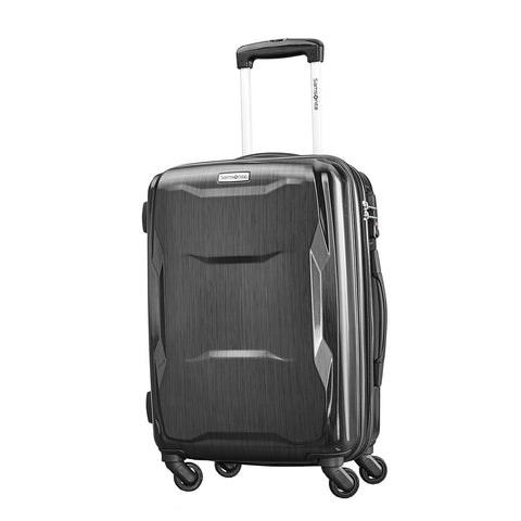 Samsonite Pivot Hub Spinner Luggage Black, 100% Polycarbonate, TSA Locks, 1.5" Expansion - SuperSaverAU - view 1