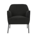 ONEX HuGo Upholstered Armchair Black - SuperSaverAU - view 1