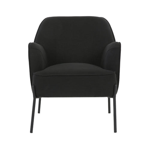 ONEX HuGo Upholstered Armchair Black - SuperSaverAU - view 1