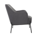 ONEX HuGo Upholstered Armchair Dark Grey - SuperSaverAU - view 3