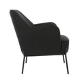 ONEX HuGo Upholstered Armchair Black - SuperSaverAU - view 3