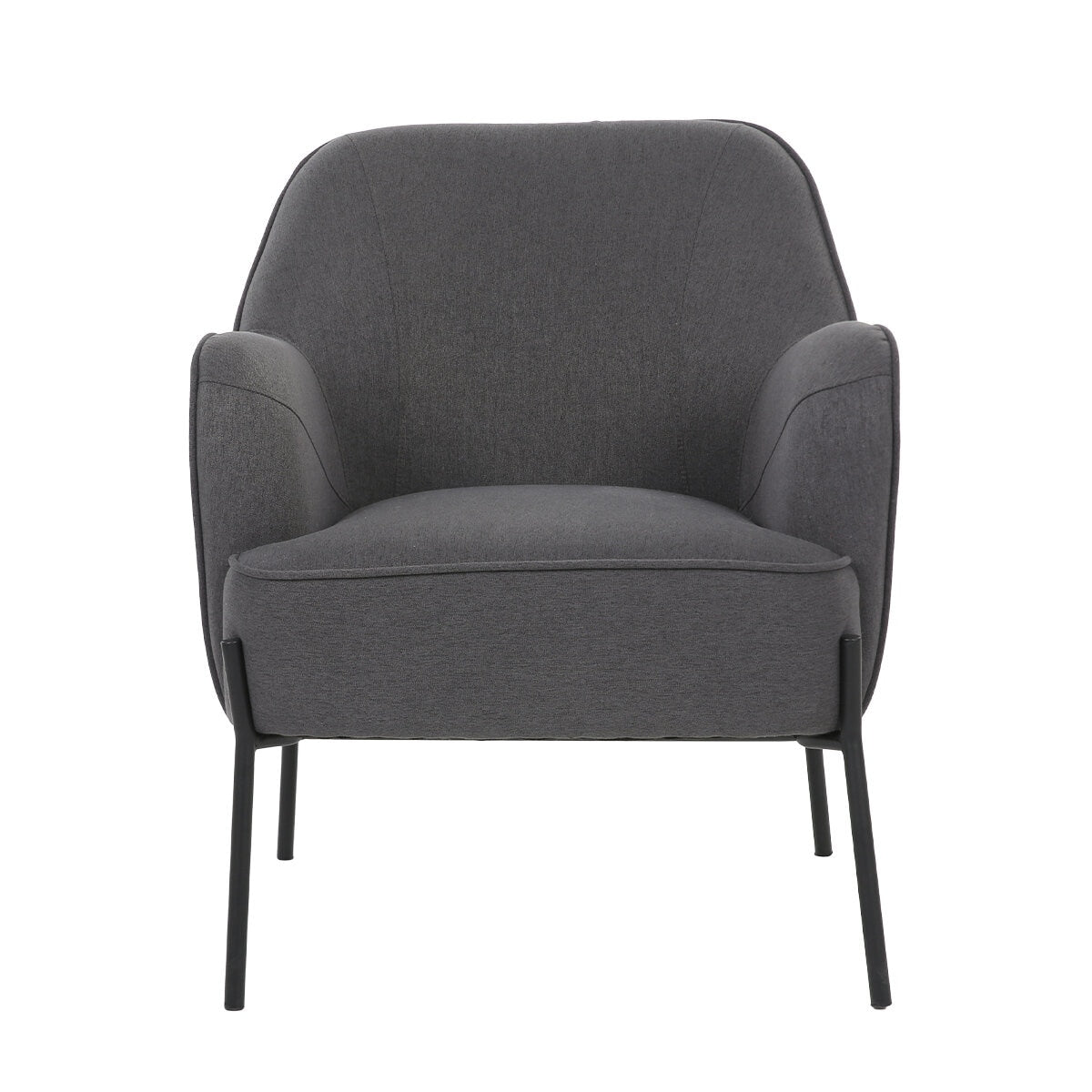 ONEX HuGo Upholstered Armchair Dark Grey - SuperSaverAU - view 1