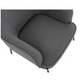 ONEX HuGo Upholstered Armchair Dark Grey - SuperSaverAU - view 4