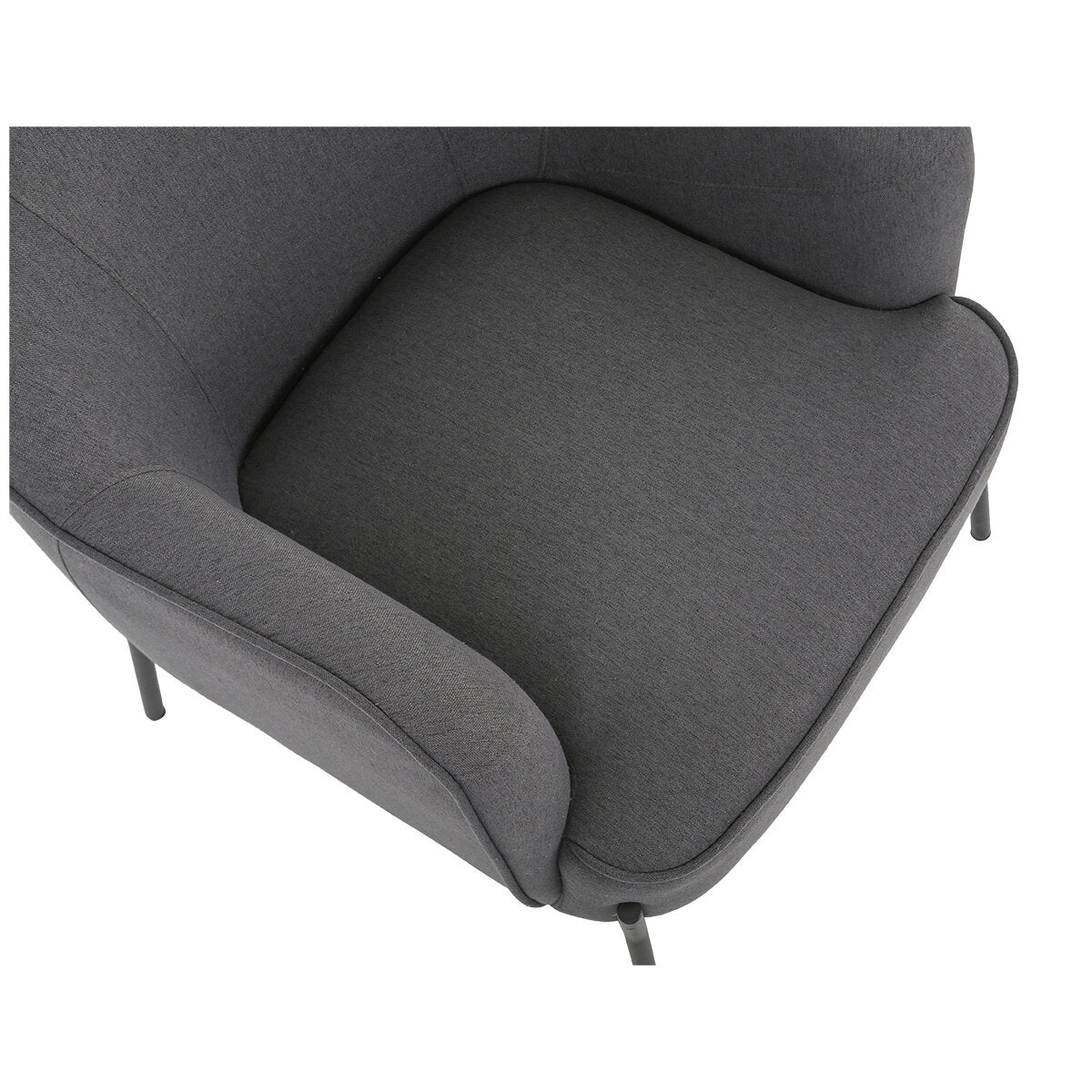 ONEX HuGo Upholstered Armchair Dark Grey - SuperSaverAU - view 4