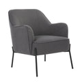ONEX HuGo Upholstered Armchair Dark Grey - SuperSaverAU - view 2