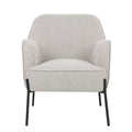 ONEX HuGo Upholstered Armchair Ivory - SuperSaverAU - view 1