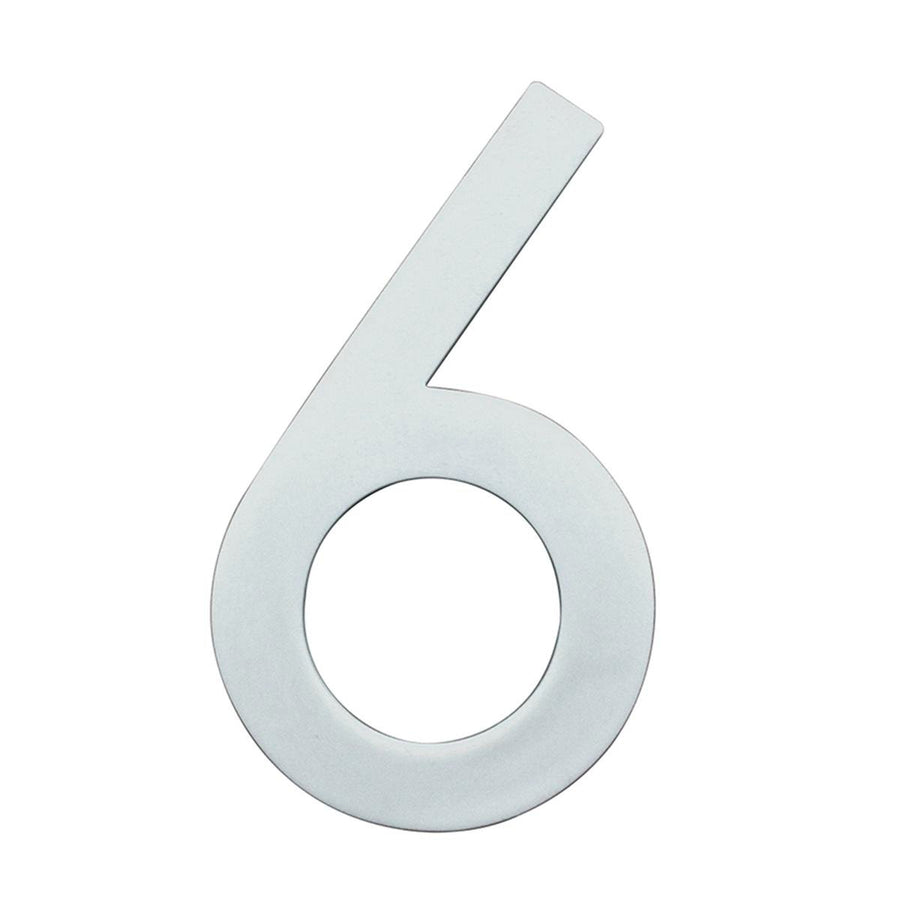 Sandleford 90mm Glow In Dark Acrylic House Number 6 - Strong Adhesive - SuperSaverAU - view 1