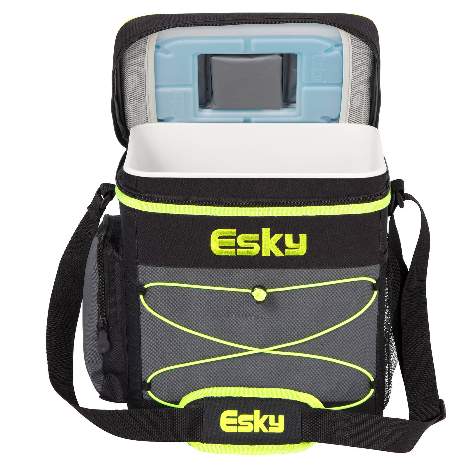 Esky 30 Can Hybrid Soft Cooler, 18.5L Insulated with Removable Ice Brick