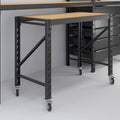 Rack It 1000kg Workbench Castors, 4 Pack Zinc Coated Steel with Lockable Brakes