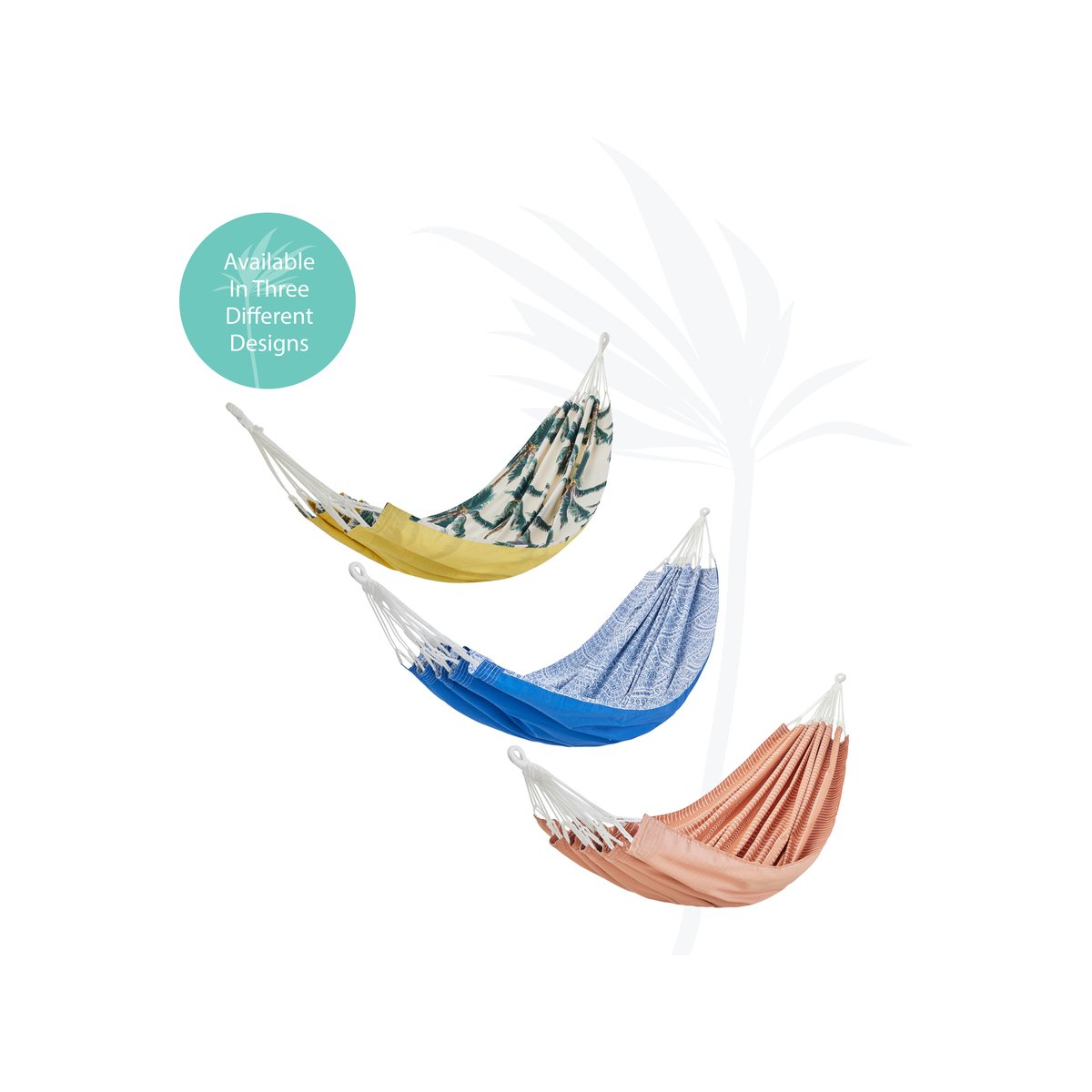Two Trees King Cotton Hammock - 200cm x 220cm - Soft Durable Fabric - SuperSaverAU - view 5