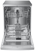 Haier 60cm Freestanding Auto Wash Dishwasher - 13 Place Settings - Silver - Soft Touch Controls - HDW13V1S1