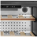 Smeg Linea 20 Bottle Compact Wine Cellar - Black, Built In, UV Resistant Glass, E-Motion Opening - CVI120B3E