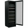 Vintec 198 Bottle Multi-Zone Wine Storage Cabinet - Black, UV-Protected Glass Door - VWM198SBA-R