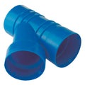 Vinidex 65mm Draincoil Y Junction, Blue Plastic Drainage Fitting