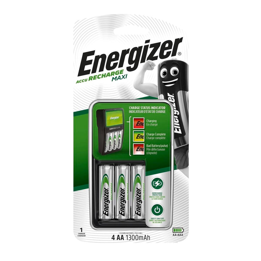 Energizer Recharge Battery - AA - 4 Pack - LED Status Indicator - SuperSaverAU - view 1