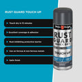 White Knight Rust Guard Touch Up Spray Paint Basalt Satin 300g - For COLORBOND & Metal