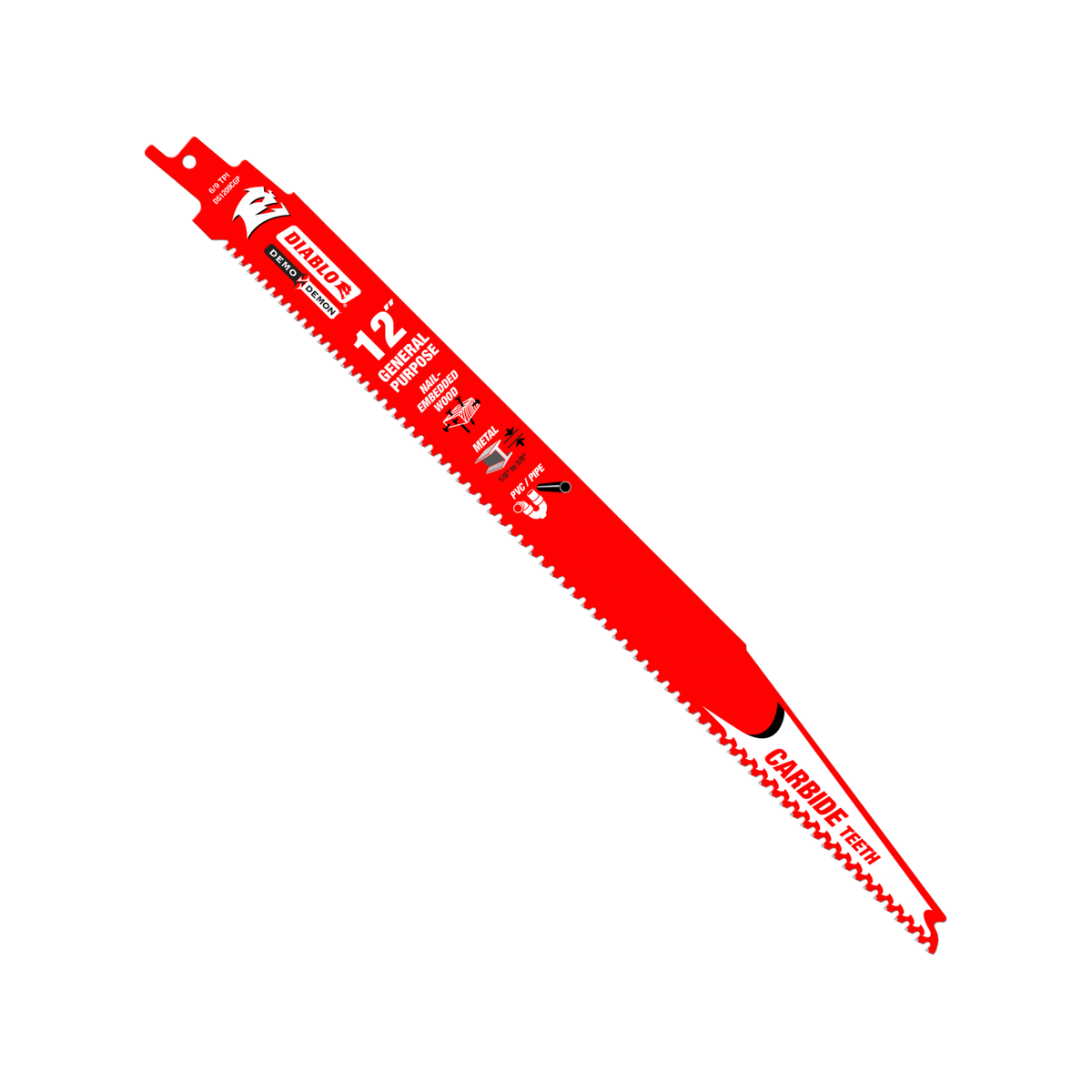 Diablo Reciprocating Saw Blade - 12" - Carbide - General Purpose